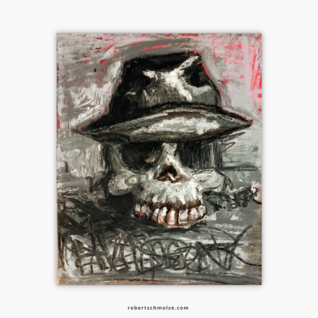 SKULL With HAT