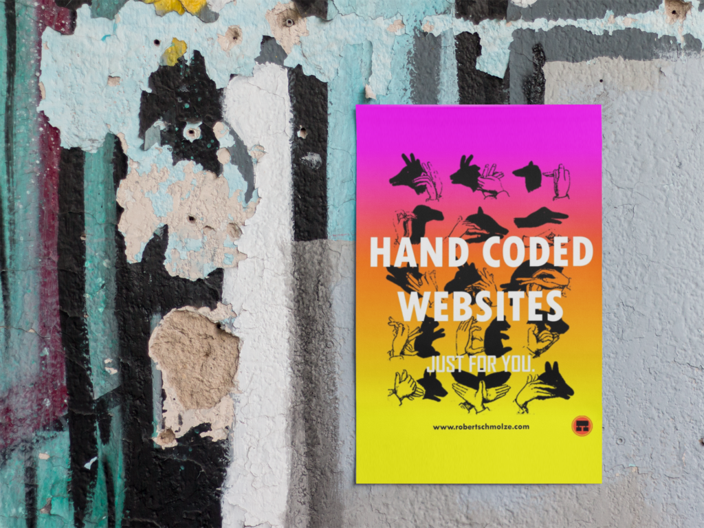 Hand Crafted Websites Poster
