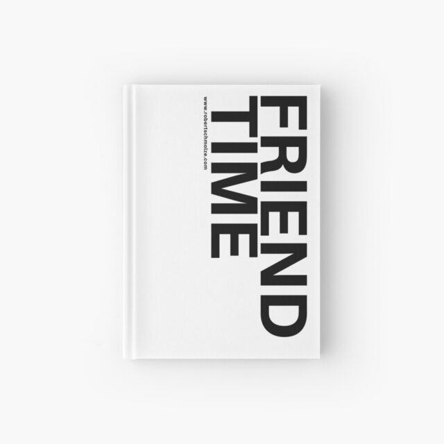 Friend Time Logo Black Portrait Hardcover Journal
